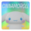 Japan Sanrio Vinyl Sticker - Cinnamoroll : 3D Face Aurora Hologram - 1