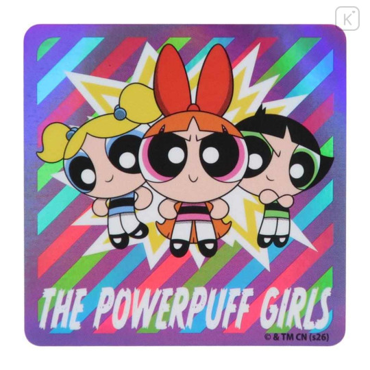 Japan The Powerpuff Girls Vinyl Sticker - Team Pose : Aurora Hologram - 1