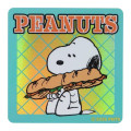 Japan Peanuts Vinyl Sticker - Snoopy : Sandwich Aurora Hologram - 1
