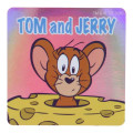 Japan Tom and Jerry Vinyl Sticker - Jerry Cheese Aurora Hologram - 1