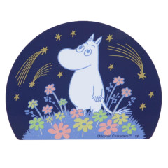 Japan Moomin Vinyl Sticker - Moomintroll : Flower Night Sky
