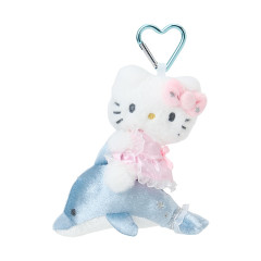 Japan Sanrio Original Mascot Holder - Hello Kitty : Shiny Dolphin