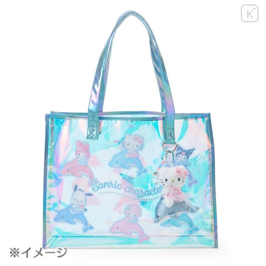 Japan Sanrio Original Mascot Holder - Hello Kitty : Shiny Dolphin - 5