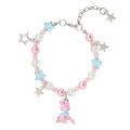 Japan Sanrio Original Beaded Bracelet with Charm - My Melody : Shiny Dolphin - 1