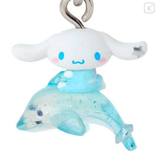 Japan Sanrio Original Beaded Bracelet with Charm - Cinnamoroll : Shiny Dolphin - 2