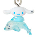 Japan Sanrio Original Beaded Bracelet with Charm - Cinnamoroll : Shiny Dolphin - 2