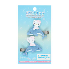 Japan Sanrio Original Bangs Clip Set - Hello Kitty : Shiny Dolphin