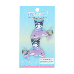 Japan Sanrio Original Bangs Clip Set - Kuromi: Shiny Dolphin