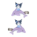 Japan Sanrio Original Bangs Clip Set - Kuromi: Shiny Dolphin - 2