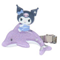 Japan Sanrio Original Bangs Clip Set - Kuromi: Shiny Dolphin - 4