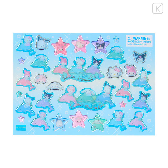 Japan Sanrio Original Crystal Stickers - Shiny Dolphin Characters Aurora - 1
