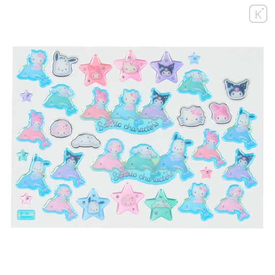 Japan Sanrio Original Crystal Stickers - Shiny Dolphin Characters Aurora - 2
