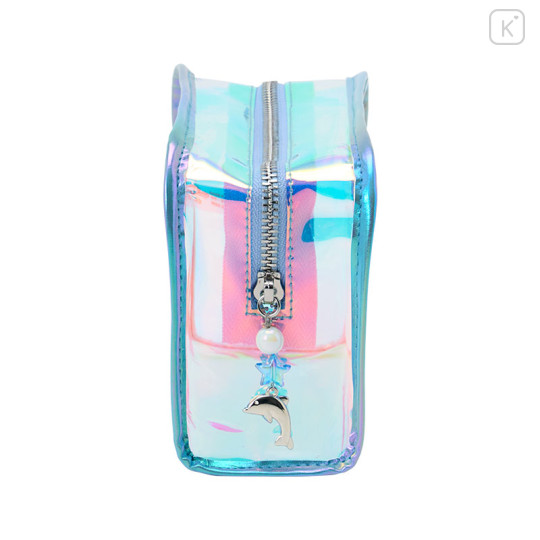 Japan Sanrio Original Clear Vinyl Cosmetic Pouch - Shiny Dolphin Characters Aurora - 3