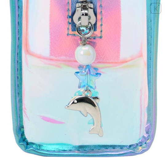 Japan Sanrio Original Clear Vinyl Cosmetic Pouch - Shiny Dolphin Characters Aurora - 6