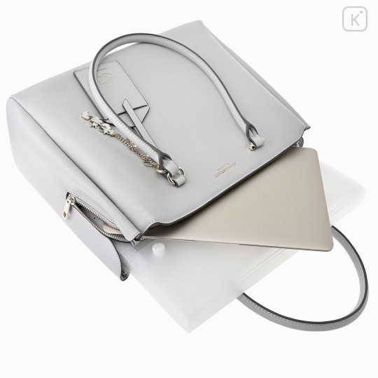 Japan Disney Jill Stuart Tote Bag with Pass Case - Minnie - 4