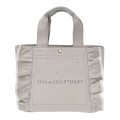 Japan Disney Jill Stuart Tote Bag with Bag Charm - Minnie : Jeweled Frill - 5