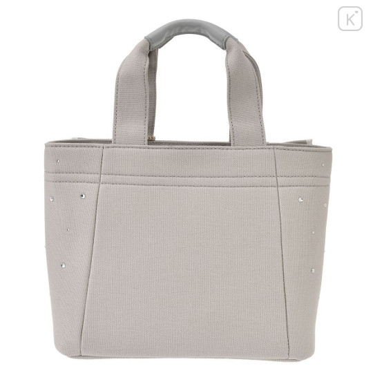 Japan Disney Jill Stuart Tote Bag with Bag Charm - Minnie : Jeweled Frill - 7