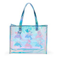 Japan Sanrio Original Waterproof Vinyl Beach Bag & Pool Tote - Shiny Dolphin Characters Aurora - 2