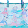 Japan Sanrio Original Waterproof Vinyl Beach Bag & Pool Tote - Shiny Dolphin Characters Aurora - 4