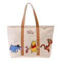 Japan Disney Store Tote Bag (L) - Winnie the Pooh : Walk Applique - 2