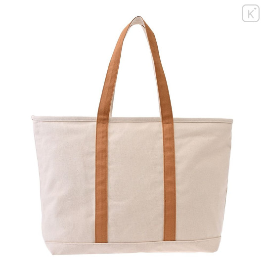 Japan Disney Store Tote Bag (L) - Winnie the Pooh : Walk Applique - 3