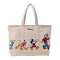 Japan Disney Store Tote Bag (L) - Mickey & Friends : Walk Applique - 2