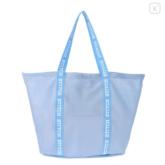 Japan Disney Store Mesh Tote Bag - Stitch : Bath & Laundry - 3