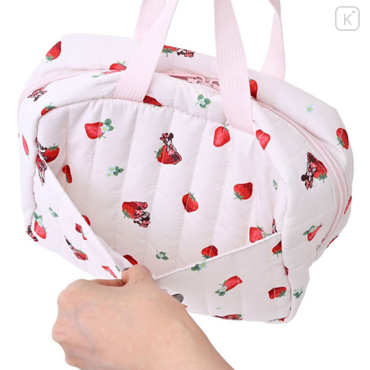 Japan Disney Store Pouch - Minnie : Strawberry Hug - 7
