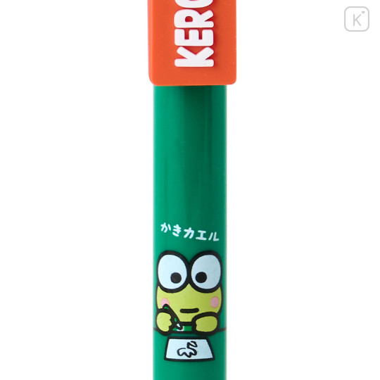 Japan Sanrio Original Mascot 3 Color Multi Ballpoint Pen - Keroppi : Everyday Use Keroppi - 3
