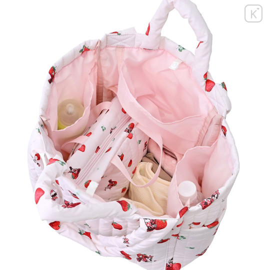 Japan Disney Store Tote Bag - Minnie : Strawberry Hug - 3