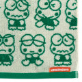 Japan Sanrio Original Jacquard Face Towel - Keroppi : Everyday Use Keroppi Funny Face - 3