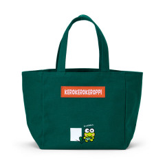 Japan Sanrio Original Mini Tote Bag - Keroppi : Everyday Use Keroppi Dark Green