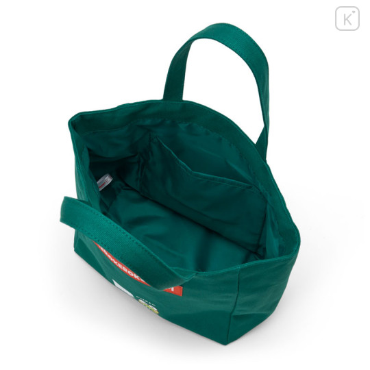 Japan Sanrio Original Mini Tote Bag - Keroppi : Everyday Use Keroppi Dark Green - 3