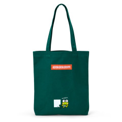 Japan Sanrio Original A4 Tote Bag - Keroppi : Everyday Use Keroppi Dark Green