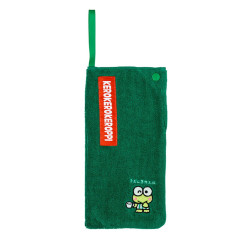 Japan Sanrio Original Absorbent Pouch for Umbrella & Water Bottle - Keroppi : Everyday Use Keroppi Dark Green