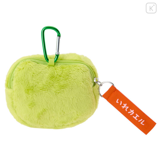 Japan Sanrio Original Mini Accessory Case With Carabiner - Keroppi : Everyday Use Keroppi Happy Face - 2