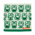 Japan Sanrio Original Mini Towel Jacquard Handkerchief - Keroppi : Everyday Use Keroppi Funny Face - 1