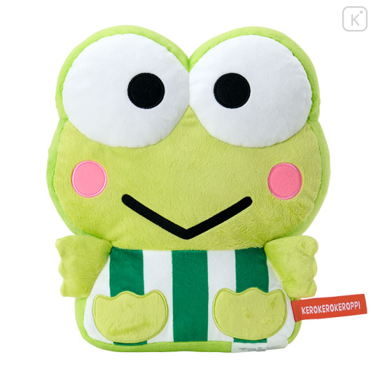 Japan Sanrio Original Plush Cushion - Keroppi : Everyday Use Keroppi - 2