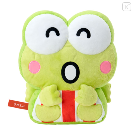 Japan Sanrio Original Plush Cushion - Keroppi : Everyday Use Keroppi - 3