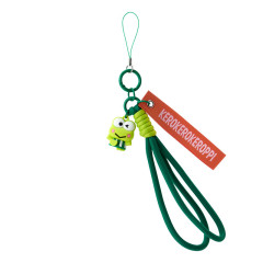 Japan Sanrio Original Rope Hand Strap - Keroppi : Everyday Use Keroppi