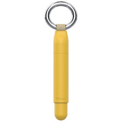 Japan Uni &knot Jetstream Ballpoint Pen with Carabiner - 0.5mm Ginger Yellow