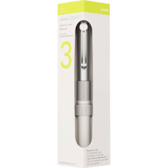 Japan Uni-ball Zento Signature 3 Color Multi Rollerball Pen - 0.38cm Silver