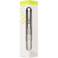 Japan Uni-ball Zento Signature 3 Color Multi Rollerball Pen - 0.38cm Silver - 1