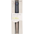 Japan Uni-ball Zento Flow 3 Color Multi Rollerball Pen - 0.38mm Blast Navy - 1