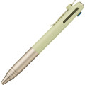 Japan Uni-ball Zento Flow 3 Color Multi Rollerball Pen - 0.38mm Hairline Green - 8