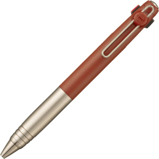 Japan Uni-ball Zento Flow 3 Color Multi Rollerball Pen - 0.5mm Blast Burgundy - 7