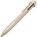 Japan Uni-ball Zento Flow 3 Color Multi Rollerball Pen - 0.5mm Hairline Beige - 8
