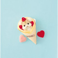 Japan Hamanaka Aclaine Needle Felting Kit - Curly Crepe Hamster - 2