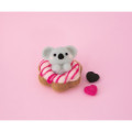 Japan Hamanaka Aclaine Needle Felting Kit - Relaxing Donut Koala - 2