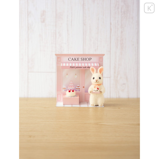 Japan Hamanaka Aclaine Needle Felting Kit - Rabbit Patissier's Cake Shop - 2